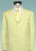 LightPale-Yellow~Champagne-Stripe-Party-lightweight-and-comfortable-Suit